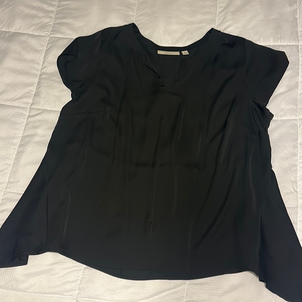 V Notched Silk 2X blouse 2/$20